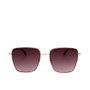 Moschino MOS072/G/S DDB Lunettes de Soleil Femme Métal Carré Branches 145 mm Protection UV400