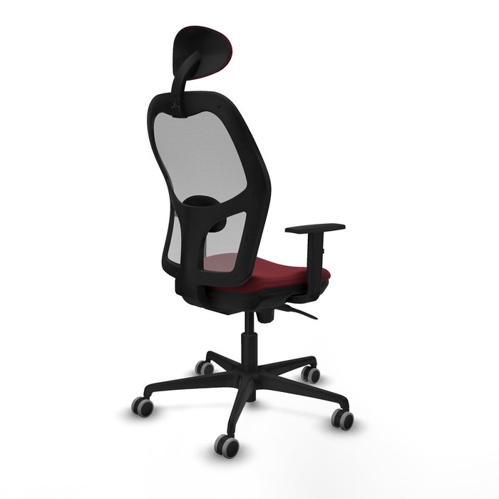 Piqueras y Crespo Chaise de Bureau avec Appui-tête Jorquera 1D036G1 Bordeaux