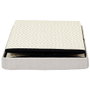 Home Deco Factory CAJA-PUF PLEGABLE TRENZADO GRI Gris