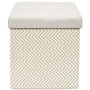 Home Deco Factory CAJA-PUF PLEGABLE TRENZADO GRI Gris