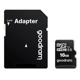 Carte Mémoire Micro SD avec Adaptateur GoodRam UHS-I Cours 10 100 Mb/s