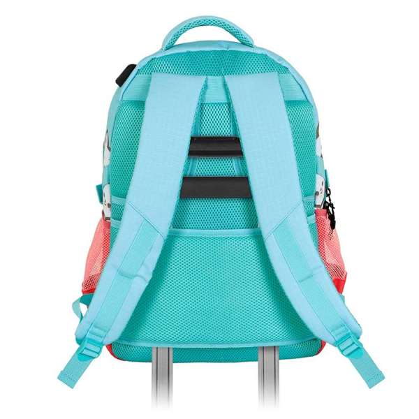 OMP! Run. Plus FAN Popcorn - Sac à dos 46x34x21 cm, capacité XXL, 3 compartiments, port USB, Ripstop imperméable - Azul