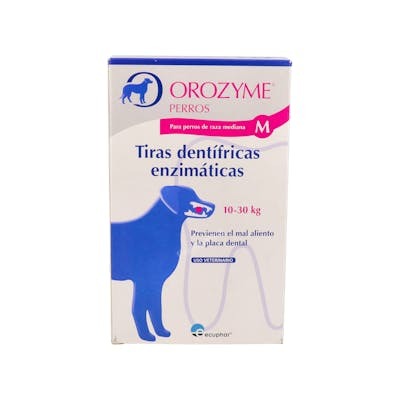 ECUPHAR VET Orozyme Tiras Dentifricas Enzim T/M 10-30 Kg 12 – Soin Dentaire Chiens ECUPHAR VET Orozyme Tiras Dentifricas Enzim T/M 10-30 Kg 12 – Soin Dentaire Chiens
