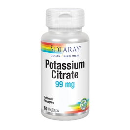 SOLARAY Citrate de Potassium 99 mg, 60 capsules