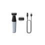 Philips Bodygroom Série 3000 BG3007/01 - Tondeuse et rasoir corporel étanche, Gris