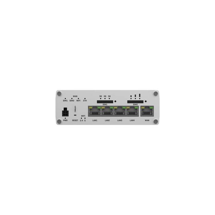 Teltonika Networks RUTX50 Routeur Industriel 5G Dual-SIM avec 5 Ports Gigabit Ethernet, Wi-Fi Double Bande et RutOS