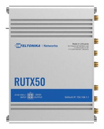 Teltonika Networks RUTX50 Routeur Industriel 5G avec alimentation UK PSU