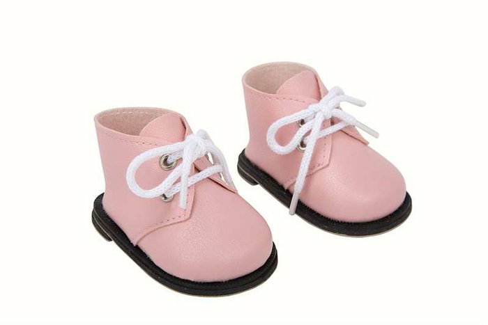 Muñecas Arias - Set de bottes roses pour poupées de 40 cm - Accessoire pour poupée - Recommandé à partir de 3 ans