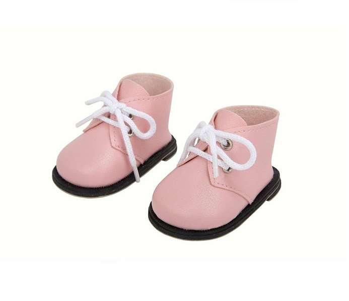 Muñecas Arias - Set de bottes roses pour poupées de 40 cm - Accessoire pour poupée - Recommandé à partir de 3 ans