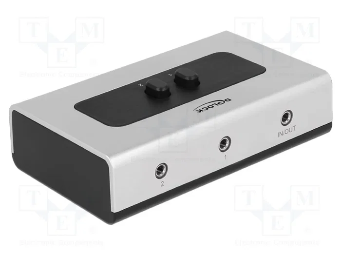 DELOCK Switch Audio Jack 3,5mm Bidirectionnel Stéréo DELOCK Switch Audio Jack 3,5mm Bidirectionnel Stéréo