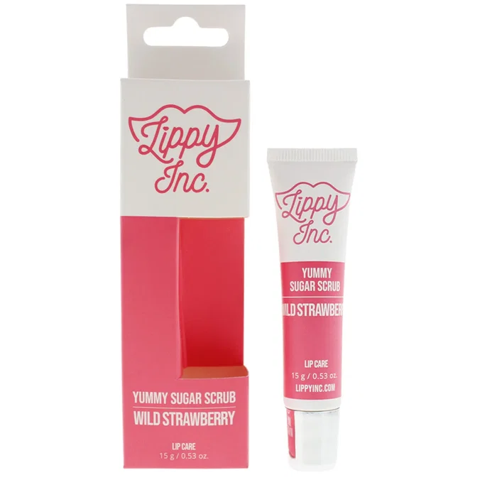 Lippy Inc. Yummy Sugar Gommage pour les lèvres Fraise 15 g