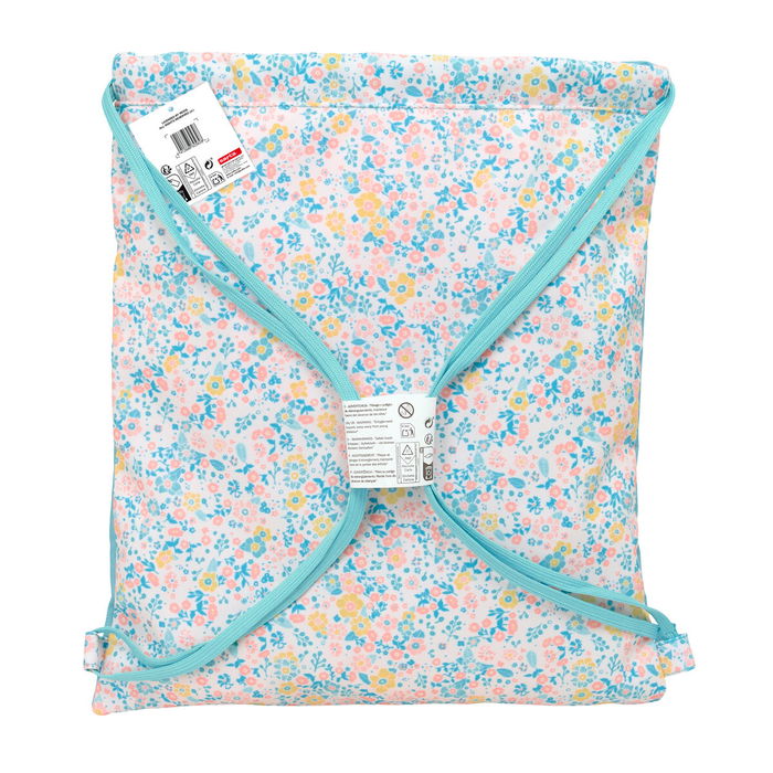Sac à dos serré par des ficelles Moos Fiori Multicouleur 35 x 40 x 1 cm