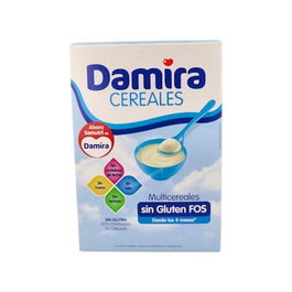 Damira Multicereales sans gluten et sans allergènes avec FOS 600 g