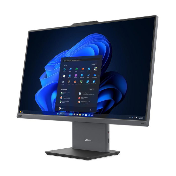 Lenovo ThinkCentre neo 50a 24 Gen 6 LNL - Intel Core Ultra 5 - 16 Go - 512 Go SSD - 23,8'' FHD - Luna Grey