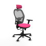 Chaise de Bureau avec Appui-tête Jorquera Piqueras y Crespo 3D036G2 Rose