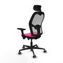 Chaise de Bureau avec Appui-tête Jorquera Piqueras y Crespo 3D036G2 Rose