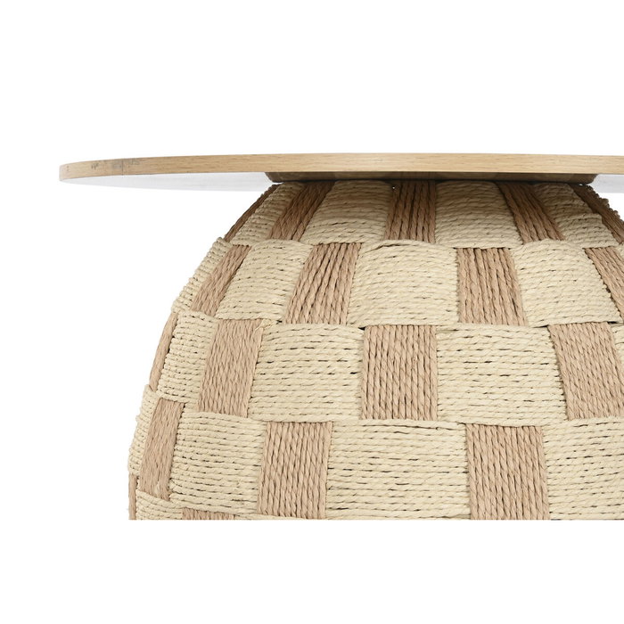 Home ESPRIT Table d'appoint Naturel 60 x 60 x 48 cm
