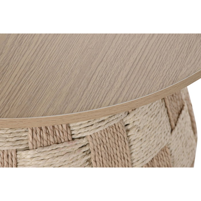 Home ESPRIT Table d'appoint Naturel 60 x 60 x 48 cm