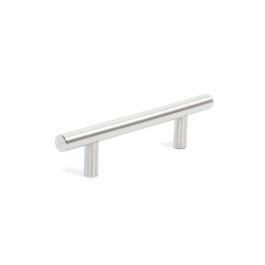 HERRAJES ALK Tirador Pireo en acier inoxydable, finition inox mate, 96 mm