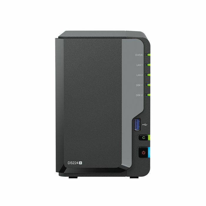 Synology DS224+ Serveur NAS 2 baies Noir