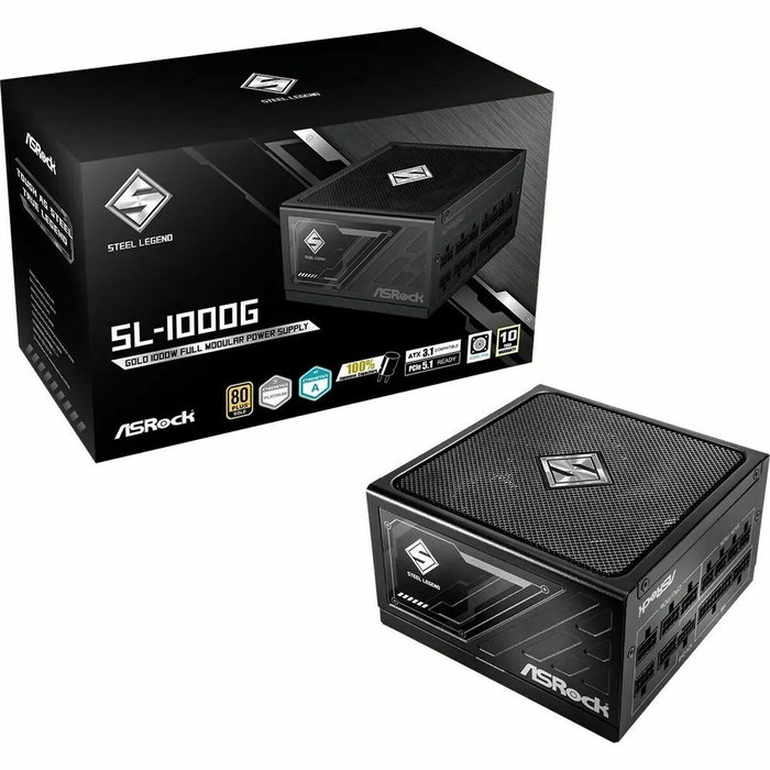 Bloc d’Alimentation ASRock 90-UXS100-GFEAAA 1000 W 80 Plus Gold