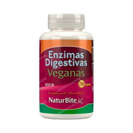 NATURBITE Enzimas Digestivas Veganas 250 comp.