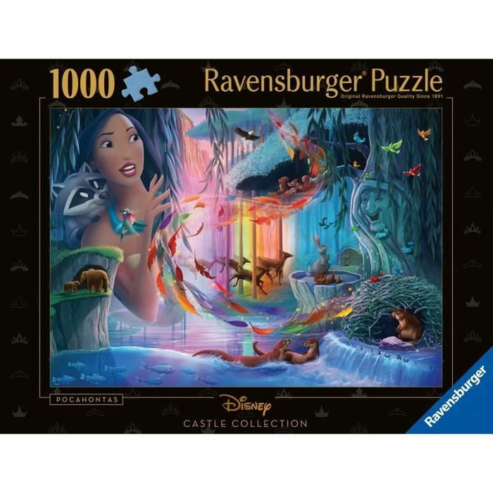 Ravensburger Puzzle 1000 pièces Pocahontas, Collection Disney Princesses