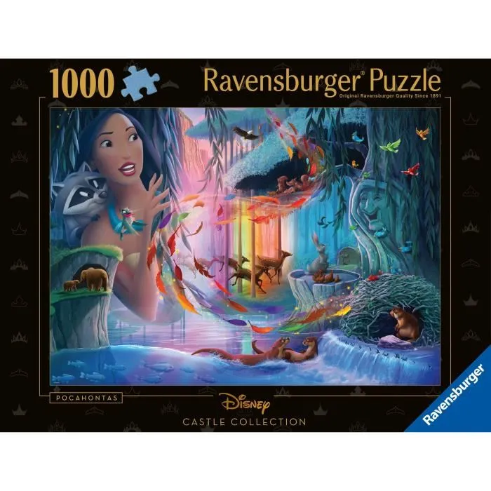 Ravensburger 12001344 - Puzzle 1000 Pièces Disney Princesses Pocahontas - Modèle Adulte pour 14 Ans et Plus Ravensburger 12001344 - Puzzle 1000 Pièces Disney Princesses Pocahontas - Modèle Adulte pour 14 Ans et Plus