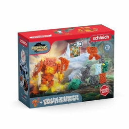 Schleich Lava Robot Value Pack - Figurine Cyborg De Lave Eldrador Creatures avec 9 mini-figurines et hache de lave