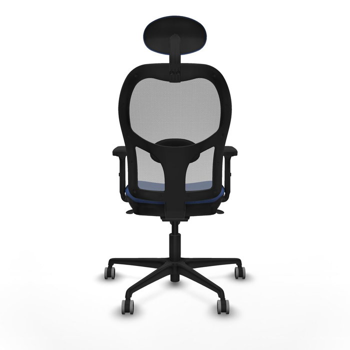 Piqueras y Crespo 2D036G1 Chaise de Bureau avec Appui-tête Bleu marine