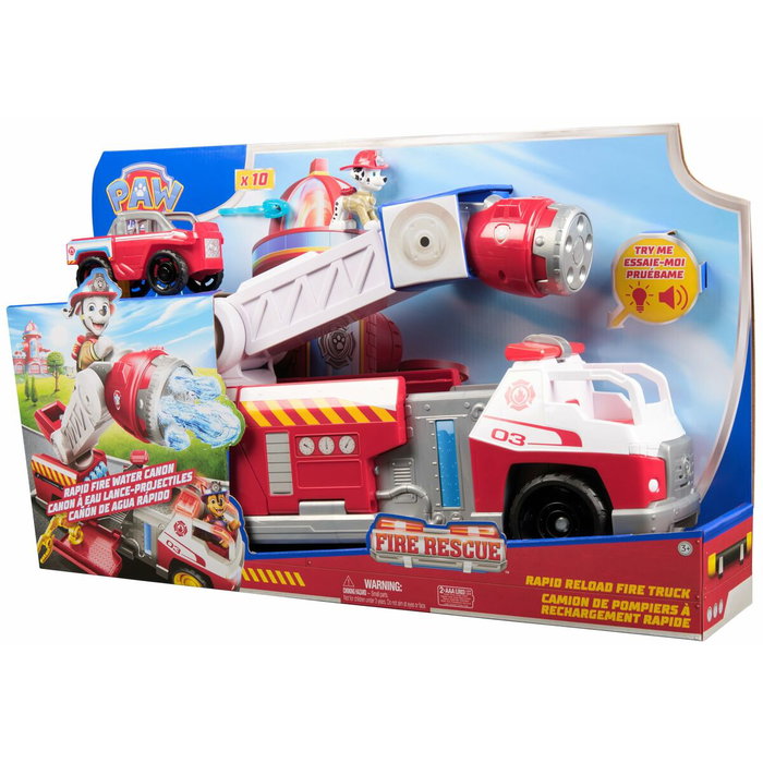 Spinmaster Camion de pompiers géant Marcus et figurine Fire Rescue La Pat'Patrouille Spinmaster Camion de pompiers géant Marcus et figurine Fire Rescue La Pat'Patrouille