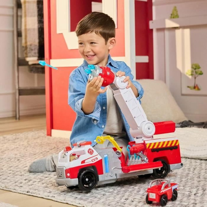 Spinmaster Camion de pompiers géant Marcus et figurine Fire Rescue La Pat'Patrouille Spinmaster Camion de pompiers géant Marcus et figurine Fire Rescue La Pat'Patrouille