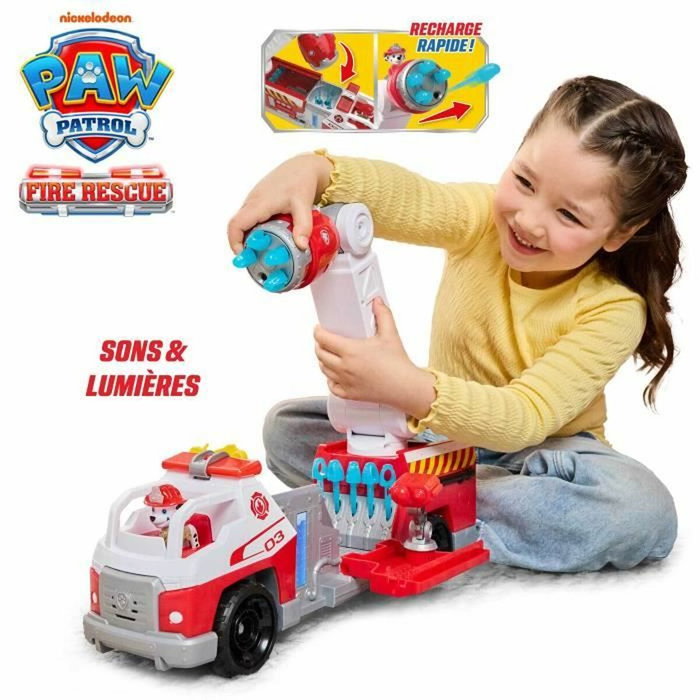 Spinmaster Camion de pompiers géant Marcus et figurine Fire Rescue La Pat'Patrouille Spinmaster Camion de pompiers géant Marcus et figurine Fire Rescue La Pat'Patrouille