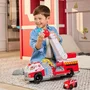 Spin Master Pat'Patrouille Camion de Pompiers Géant de Marcus avec Figurine, Sons et Projectiles d'Eau, 10 Accessoires, Fonction Rechargement Rapide, À Partir de 3 Ans