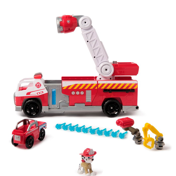 Spinmaster Camion de pompiers géant Marcus et figurine Fire Rescue La Pat'Patrouille Spinmaster Camion de pompiers géant Marcus et figurine Fire Rescue La Pat'Patrouille