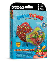 My Other Me Super Zings Mask Premium Higienic Mask-3 - Masque hygiénique pour enfant - Taille 10-12 ans
