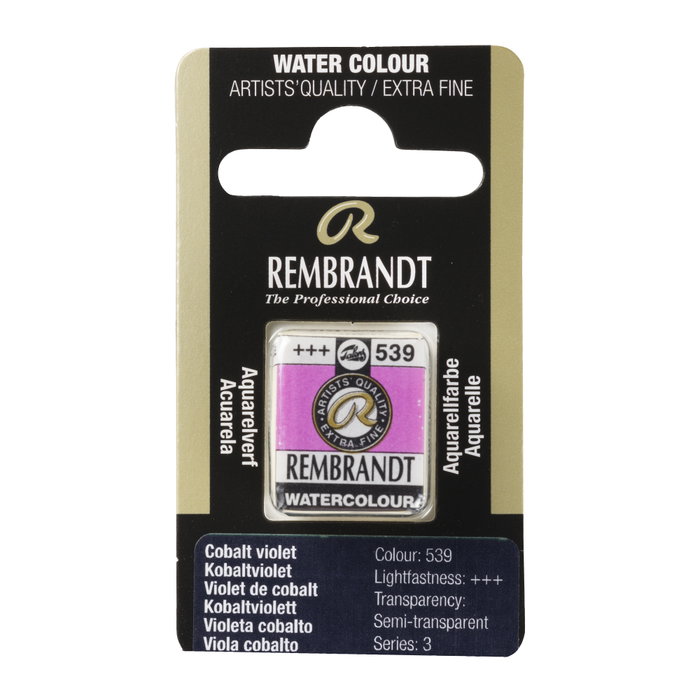 Rembrandt Aquarelle en Pastille Violet Cobalt 539 Rembrandt Aquarelle en Pastille Violet Cobalt 539