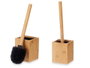 BERILO Porte-brosse et brosse de toilette en Bambou