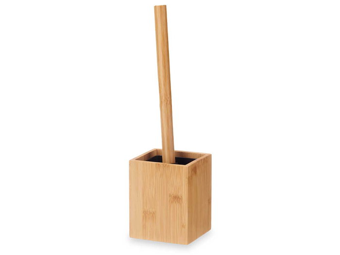 BERILO Porte-brosse et brosse de toilette en Bambou BERILO Porte-brosse et brosse de toilette en Bambou