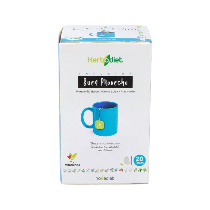 NOVADIET Herbodiet Buen Provecho 20 sachets filtres NOVADIET Herbodiet Buen Provecho 20 sachets filtres