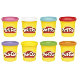 Playdoh 8 couleurs arc-en-ciel, pack de 8 pots de 85 g