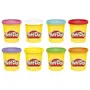 Play-Doh Pâte à modeler, 8 couleurs arc-en-ciel dans des pots de 85 g, référence Playdoh