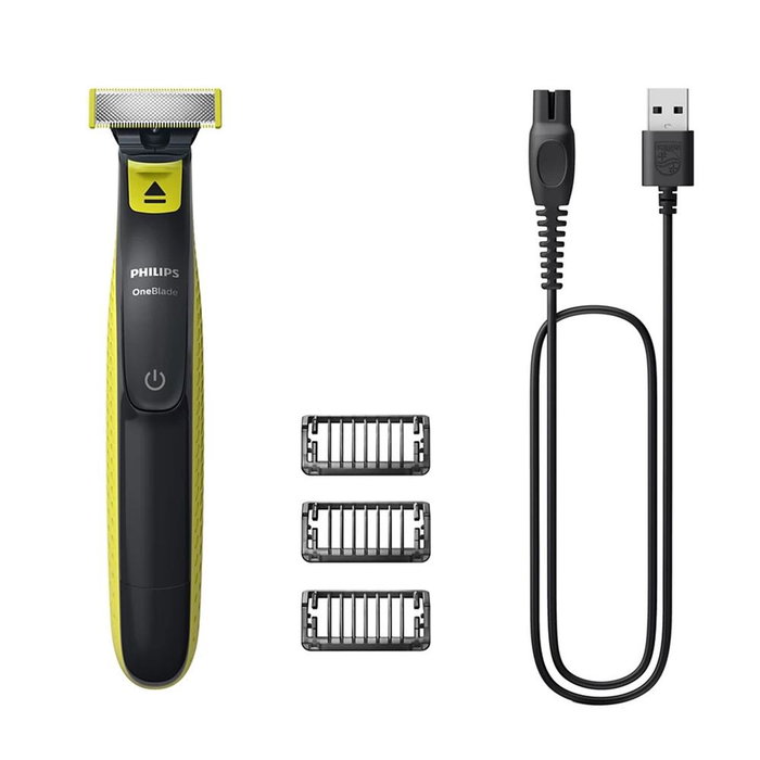 Philips OneBlade QP2724/10 Tondeuse à barbe avec 3 sabots Philips OneBlade QP2724/10 Tondeuse à barbe avec 3 sabots