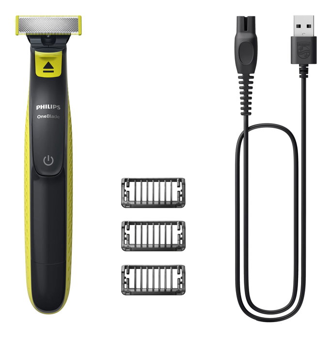 Philips OneBlade QP2724/10 Gris et Vert Lime Philips OneBlade QP2724/10 Gris et Vert Lime