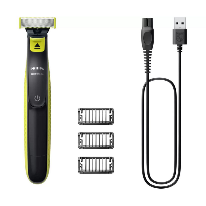 Philips OneBlade QP2724/10 Tondeuse à barbe Vert citron Philips OneBlade QP2724/10 Tondeuse à barbe Vert citron