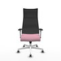 Piqueras y Crespo Albacete Chaise de Bureau Rose et Noir