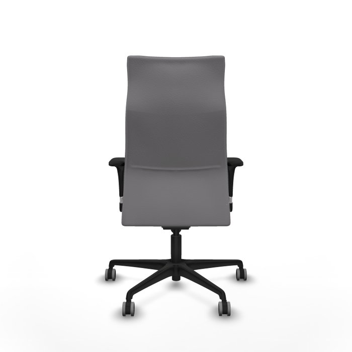Piqueras Y Crespo Sillón Albacete Gris Similpiel Mecanismo Sincro Brazos 1D Ruedas 65mm