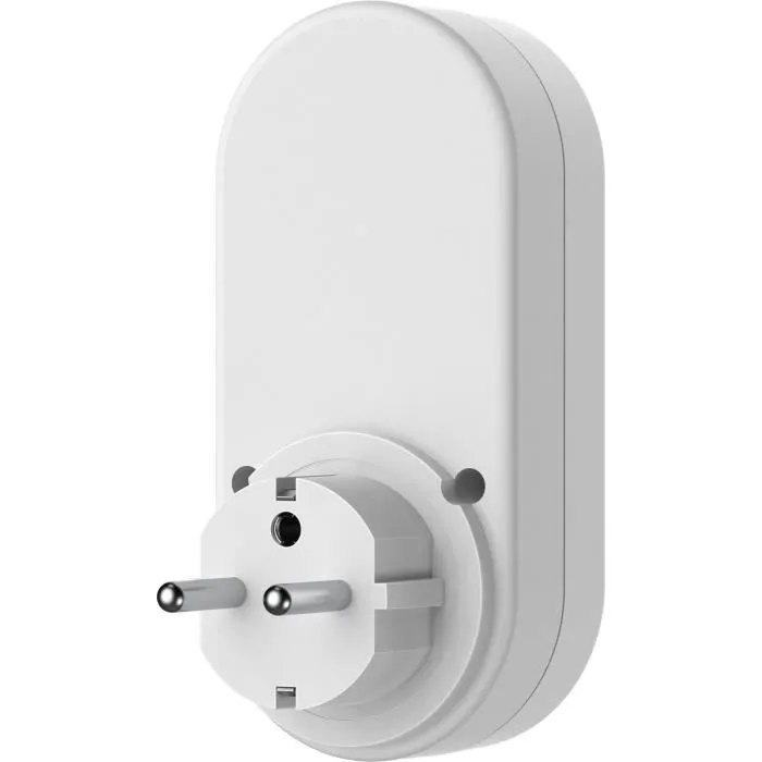 Gao - Programmateur digital avec horloge - Ecran LCD - 1800 W - 230V - Protection enfants - Blanc