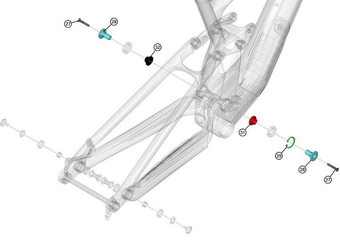 Lapierre Kit Herrajes Pivote Princip.E-Bike Lapierre Zesty Lapierre Kit Herrajes Pivote Princip.E-Bike Lapierre Zesty