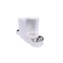M Pets DUPLO - Distributeur Automatique de Nourriture et d'Eau pour Animal de Compagnie - 1.3 kg / 3 L - Bols Inox Amovibles - Dimensions 40 x 16.2 x 29.1 cm - Blanc